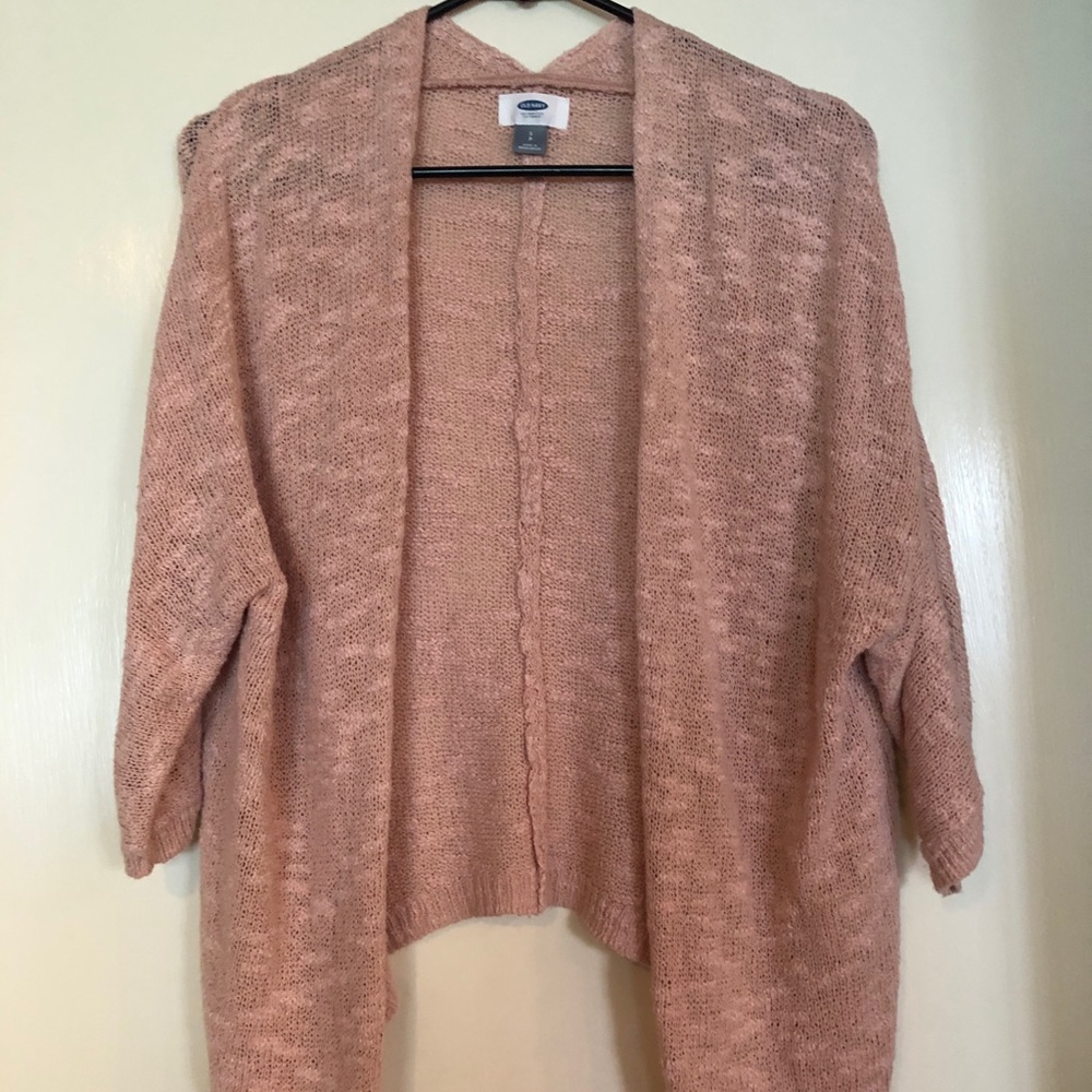 Blush knit cardigan